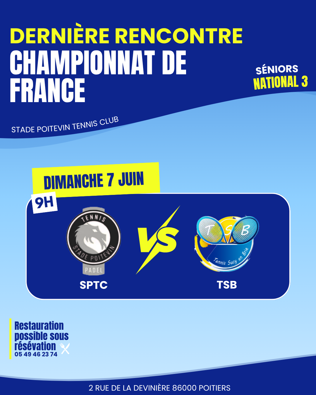 Programmation du weekend du 7 juin 2026