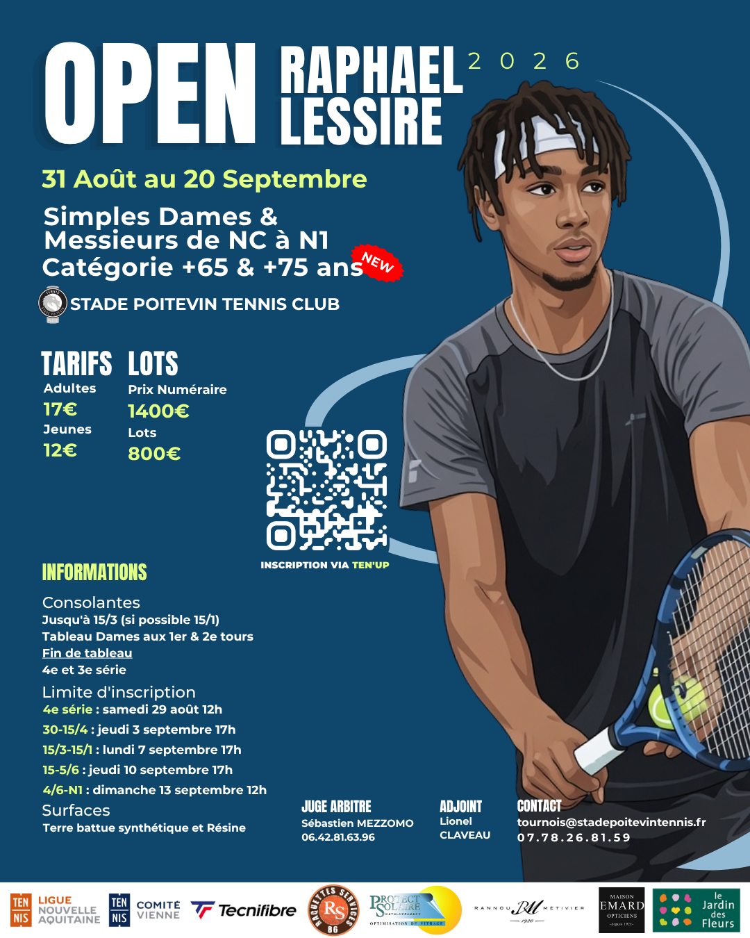 Open Raphael Lessire 2026