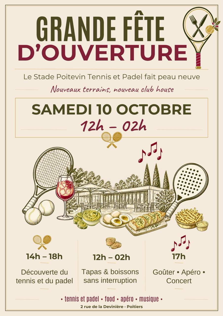 Grande fête d'ouverture - Samedi 10 octobre 2026