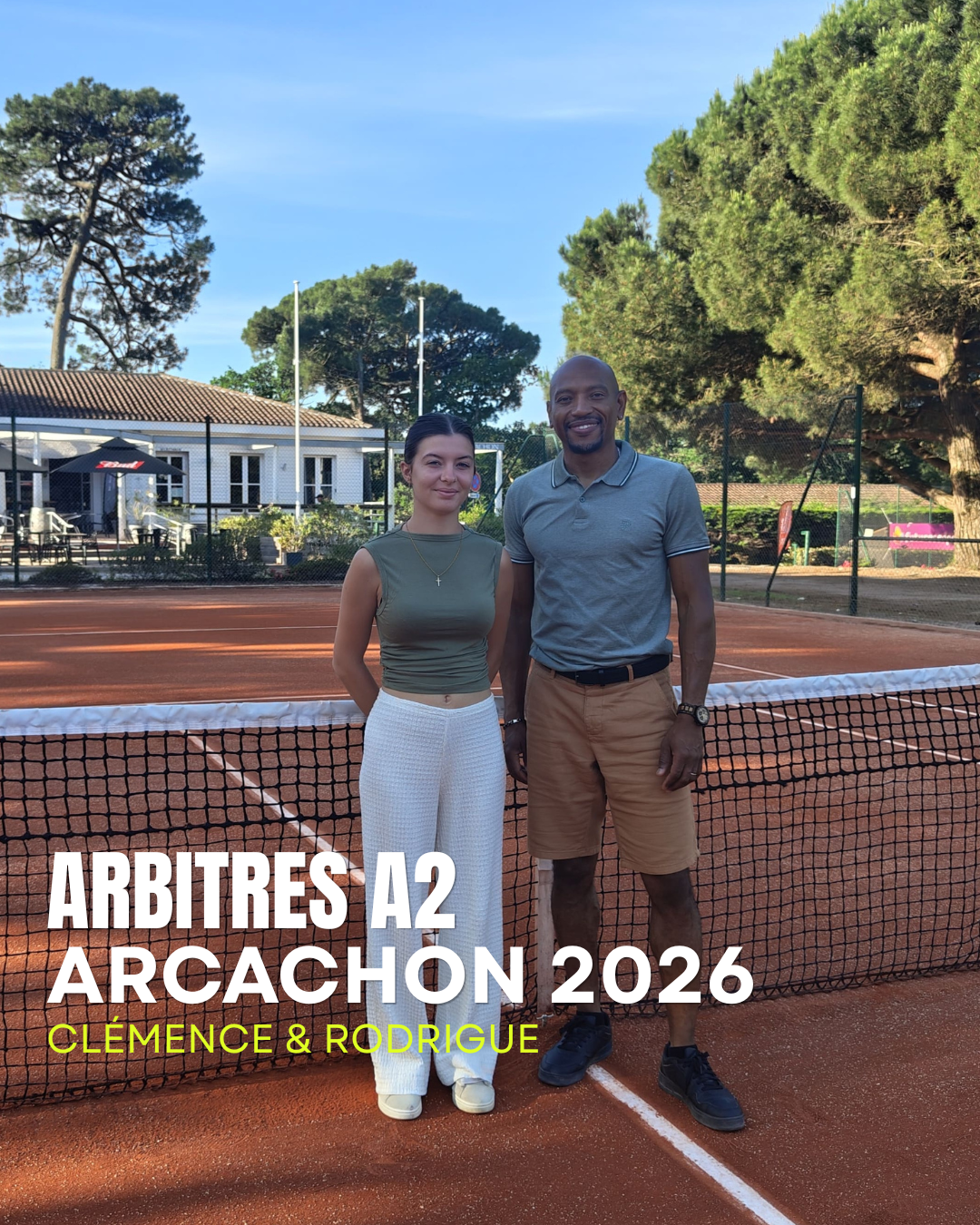 Les nouveaux arbitres A2 Clémence & Rodrigue